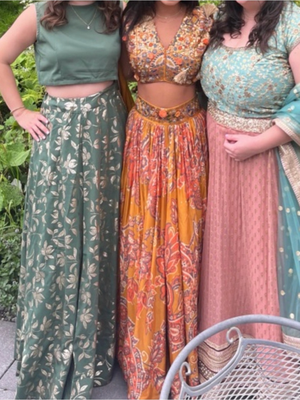 Kalki Mustard paisley print lehenga